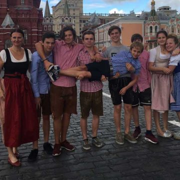 Moskau Kreml Schüleraustausch